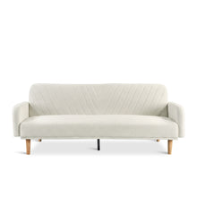 Load image into Gallery viewer, Kiri 3 Seater Sofa Bed - Beige
