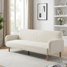 Load image into Gallery viewer, Kiri 3 Seater Sofa Bed - Beige