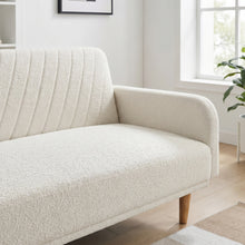 Load image into Gallery viewer, Kiri 3 Seater Sofa Bed - Beige