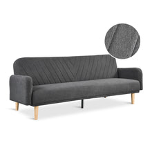 Load image into Gallery viewer, Kiri 3 Seater Sofa Bed - Grey