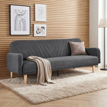 Load image into Gallery viewer, Kiri 3 Seater Sofa Bed - Grey
