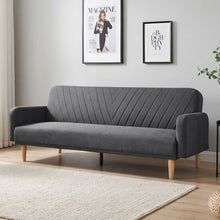 Load image into Gallery viewer, Kiri 3 Seater Sofa Bed - Grey