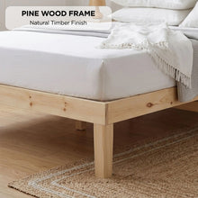 Load image into Gallery viewer, 24485-miro-king-single-wooden-bed-frame-natural-2607175