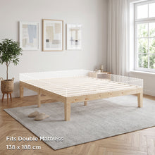 Load image into Gallery viewer, 24486-miro-double-wooden-bed-frame-natural-2607172