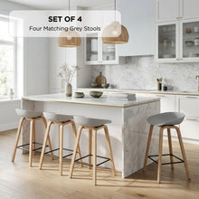 Load image into Gallery viewer, 24362-kai-metal-bar-stool-65cm-set-of-4-grey-2607212