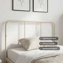 Load image into Gallery viewer, Bolt King Single Metal Bed Frame - Light Khaki