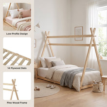 Load image into Gallery viewer, Harbor Single Wooden Bed Frame - Natural