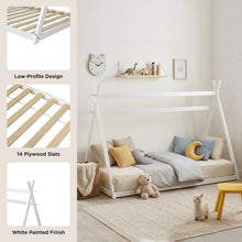 Load image into Gallery viewer, Harbor Single Wooden Bed Frame - White