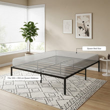 Load image into Gallery viewer, Lite Queen Metal Bed Frame - Black