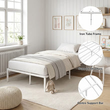 Load image into Gallery viewer, Lite King Single Metal Bed Frame - White