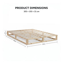 Load image into Gallery viewer, 24483-loom-queen-wooden-bed-frame-natural-2607213