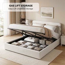 Load image into Gallery viewer, lt11009-floria-super-king-gas-lift-bed-frame-white-2607221