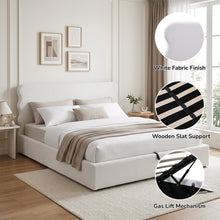 Load image into Gallery viewer, Floria Super King Gas Lift Bed Frame - White