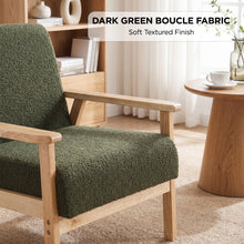 Load image into Gallery viewer, Aven Boucle Armchair - Dark Green