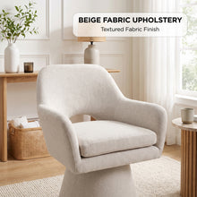Load image into Gallery viewer, Nilo Swivel Barrel Armchair - Beige