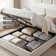 Load image into Gallery viewer, Sorell Queen Gas Lift Bed Frame - Beige