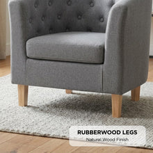 Load image into Gallery viewer, lt11116-pebble-wraparound-linen-armchair-light-grey-2607245
