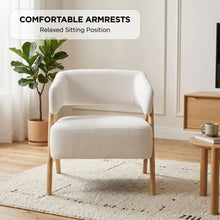 Load image into Gallery viewer, lt11119-bark-chenille-armchair-white-2607245