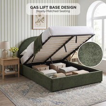 Load image into Gallery viewer, lt11081-isabella-queen-gas-lift-bed-frame-green-26072702
