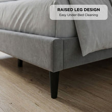 Load image into Gallery viewer, 24341-slate-double-bed-frame-grey-2607275