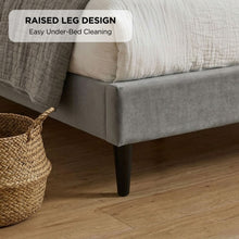 Load image into Gallery viewer, 24342-slate-queen-bed-frame-grey-2607275