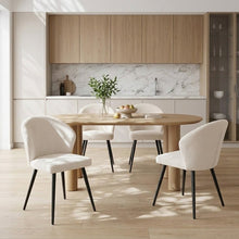 Load image into Gallery viewer, 24539-mellow-boucle-dining-chair-set-of-4-oatmeal-2607271