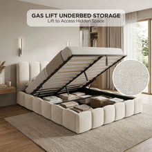 Load image into Gallery viewer, lt11018-modu-queen-gas-lift-bed-frame-beige-2607282