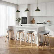 Load image into Gallery viewer, 24362-kai-metal-bar-stool-65cm-set-of-4-grey-2607291