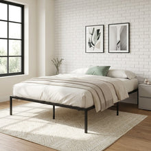 Load image into Gallery viewer, 24443-lite-queen-metal-bed-frame-black-2607291
