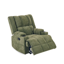 Load image into Gallery viewer, Corven Manual 1 Seater Recliner Sofa - Green