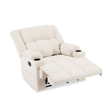 Load image into Gallery viewer, Corven Manual 1 Seater Recliner Sofa - Beige