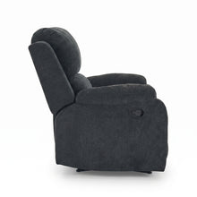 Load image into Gallery viewer, Solis Manual 1 Seater Recliner Sofa - Black