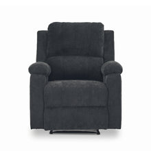 Load image into Gallery viewer, Solis Manual 1 Seater Recliner Sofa - Black