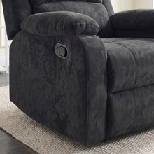 Load image into Gallery viewer, Solis Manual 1 Seater Recliner Sofa - Black