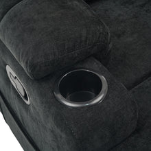 Load image into Gallery viewer, 24548-corven-manual-1-seater-recliner-sofa-black-26080311