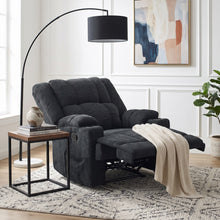 Load image into Gallery viewer, 24548-corven-manual-1-seater-recliner-sofa-black-26080317