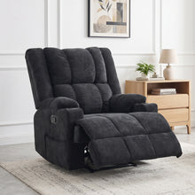 Load image into Gallery viewer, 24548-corven-manual-1-seater-recliner-sofa-black-26080318