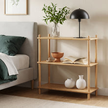Load image into Gallery viewer, 24411-tui-3-tier-storage-shelf-bookshelf-oak-2608109