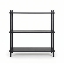 Load image into Gallery viewer, 24412-tui-3-tier-storage-shelf-bookshelf-Black-2608102