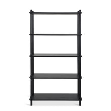 Load image into Gallery viewer, Tui 5 Tier Storage Shelf Bookshelf - Black