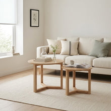 Load image into Gallery viewer, 24420-timber-2-piece-coffee-table-set-oak-2608112