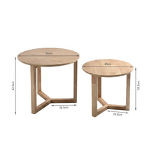Load image into Gallery viewer, 24420-timber-2-piece-coffee-table-set-oak-26081110
