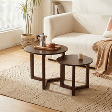 Load image into Gallery viewer, 24422-timber-2-piece-coffee-table-set-walnut-2608114