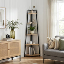 Load image into Gallery viewer, 24556-nero-5-tier-corner-shelf-natural-2608112