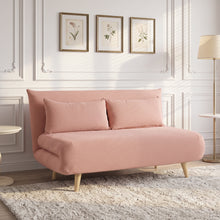 Load image into Gallery viewer, 24159-hastings-2-seater-fold-out-sofa-bed-pink-260811