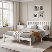 Load image into Gallery viewer, 22241-baker-double-wooden-bed-frame-white-2608121