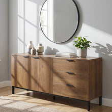 Load image into Gallery viewer, Ocala Sideboard Buffet Table - Walnut