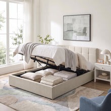 Load image into Gallery viewer, lt11091-slumber-queen-gas-lift-bed-frame-linen-beige-2608071