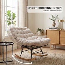 Load image into Gallery viewer, lt11000-naro-linen-rocking-armchair-brown-2608142