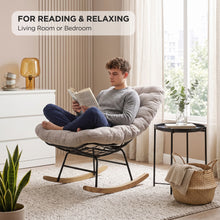 Load image into Gallery viewer, lt11000-naro-linen-rocking-armchair-brown-2608143